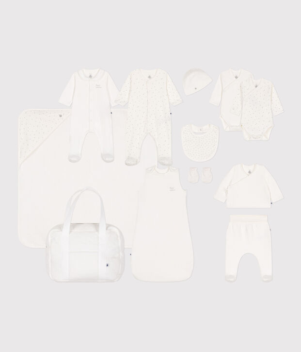 Valixhe materniteti Petit Bateau me aksesorë për bebe
