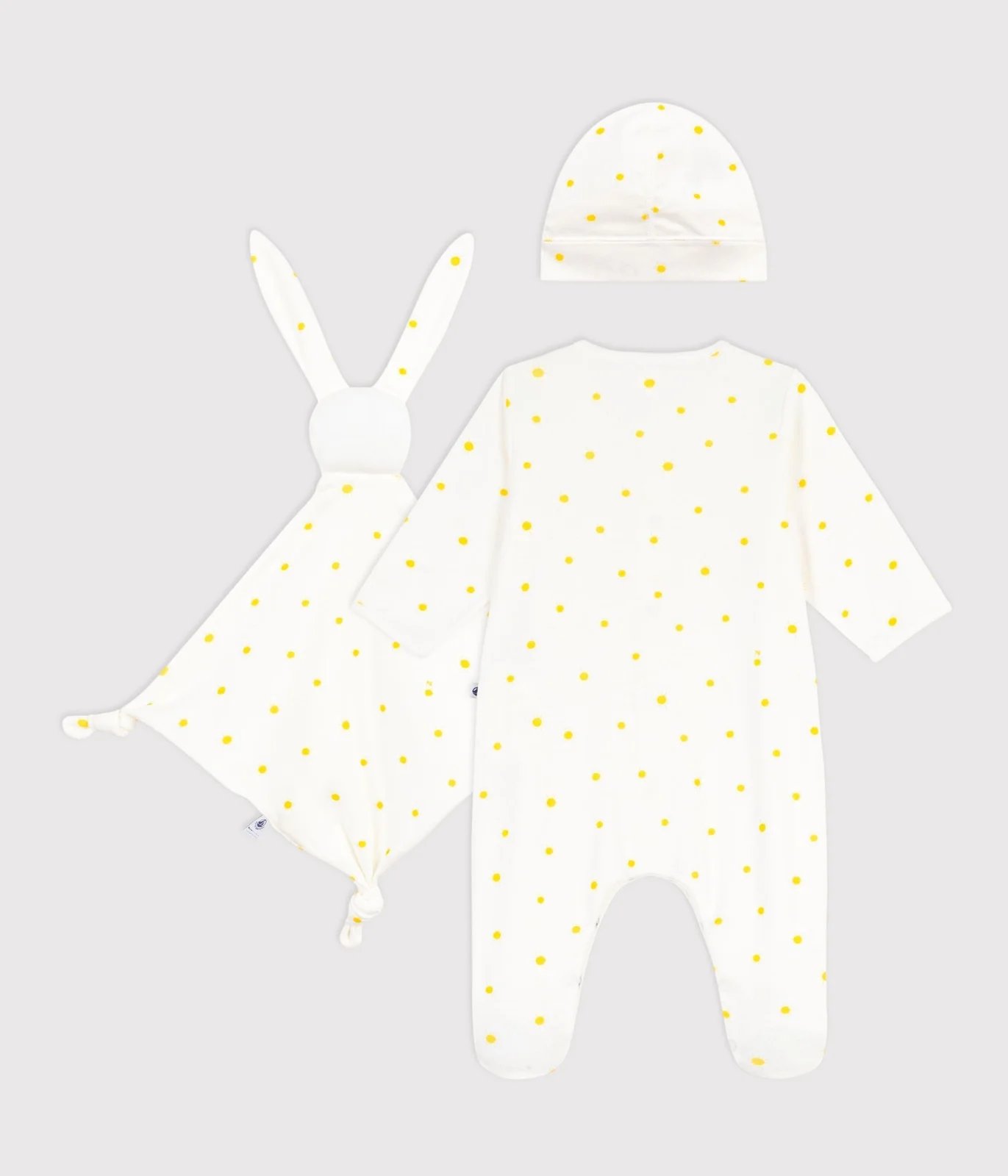 Newborn babies' sun print cotton gift set