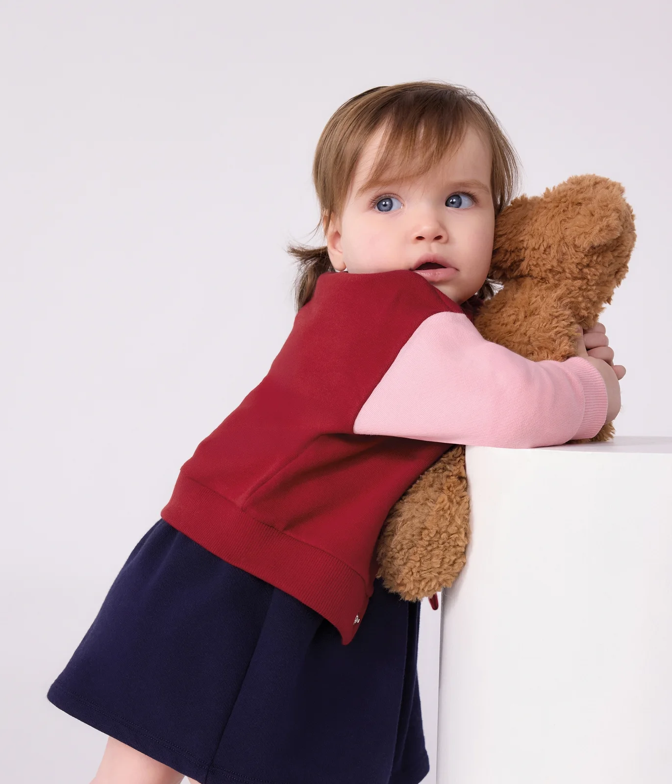 Two-tone cotton baby teddy