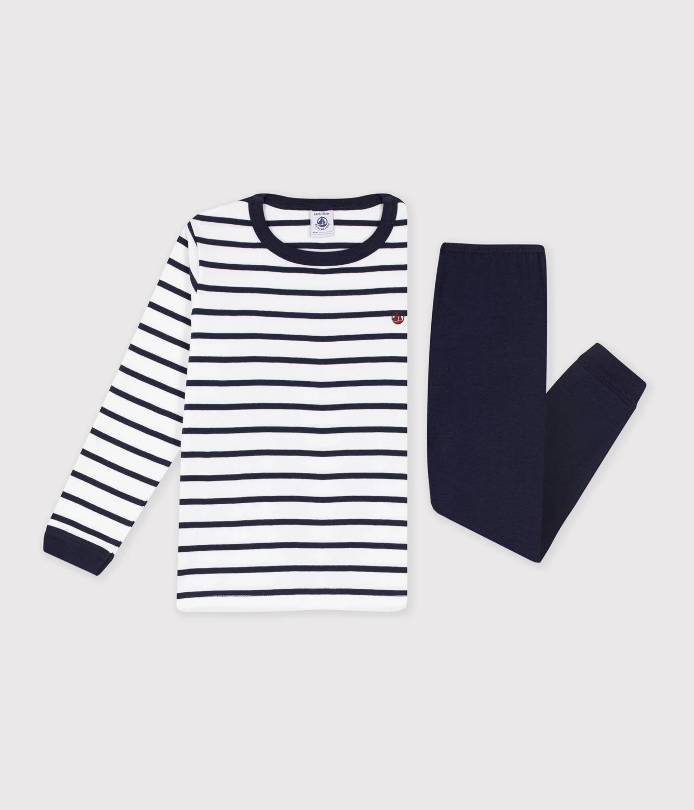 Boys' Cotton Pyjamas with Sailor Stripes