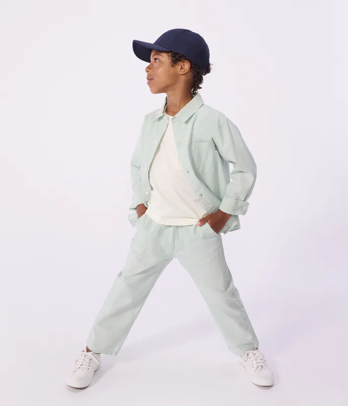Children's cotton and linen trousers