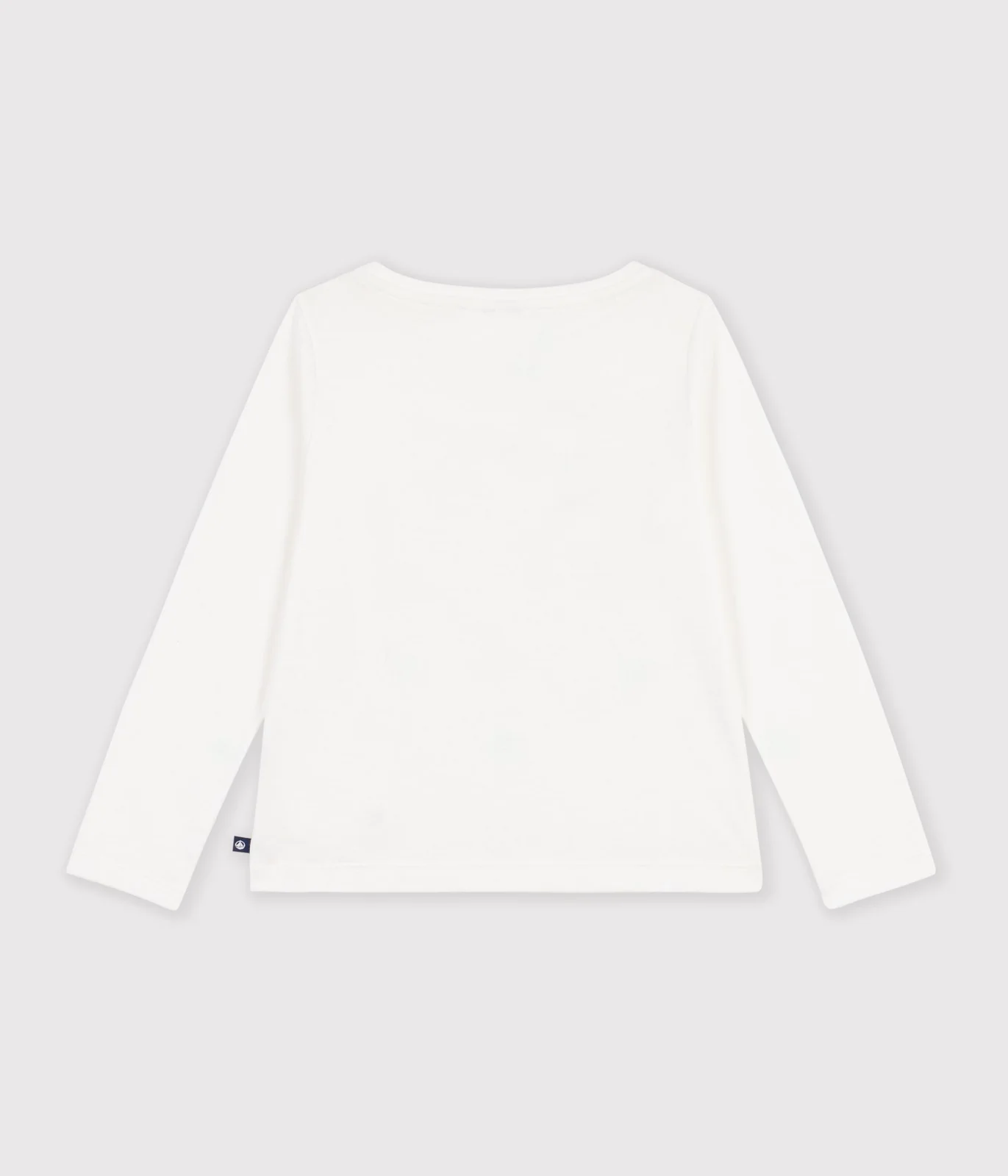Children's long-sleeved heart-patterned T-shirt