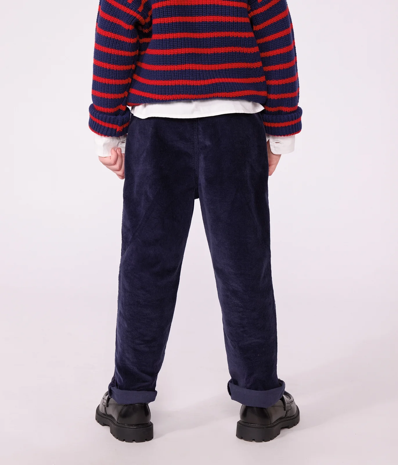 Children's straight corduroy trousers