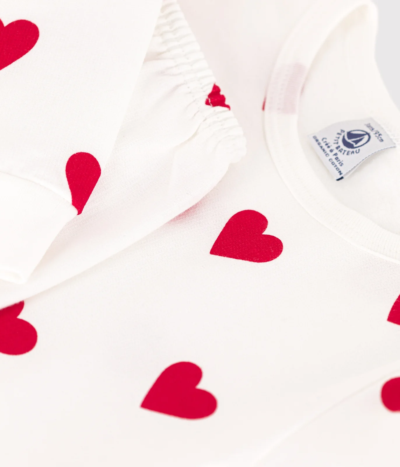 Children's Hearts Print Fleece Pyjamas