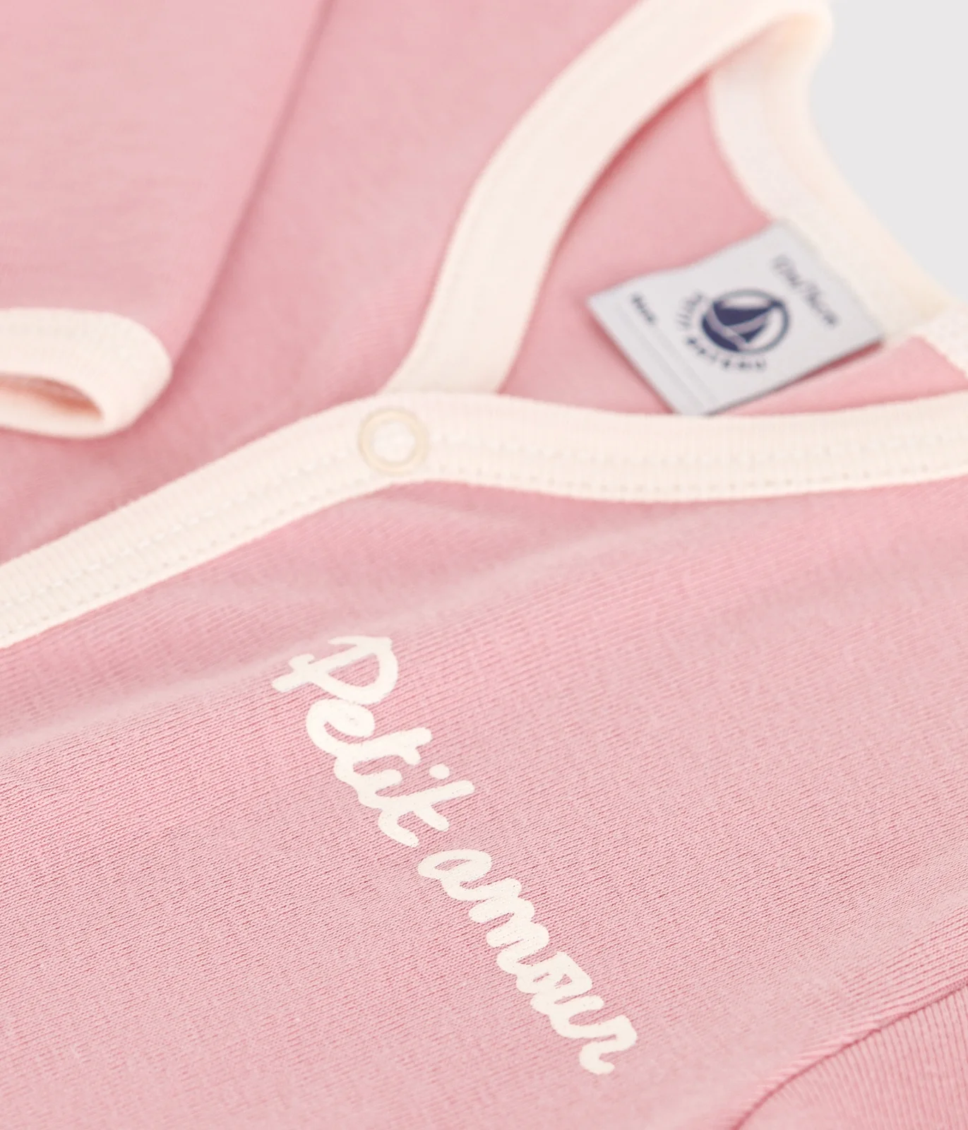Babies' plain cotton pyjamas