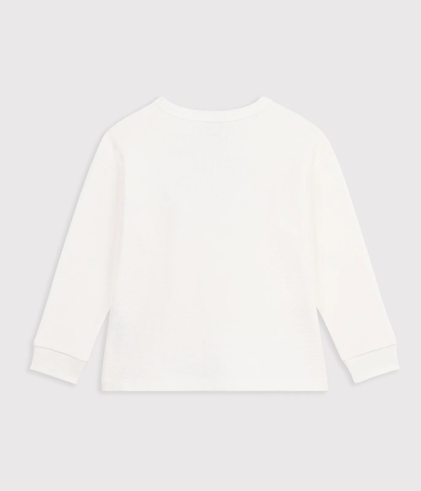 Children's long-sleeved plain cotton T-shirt