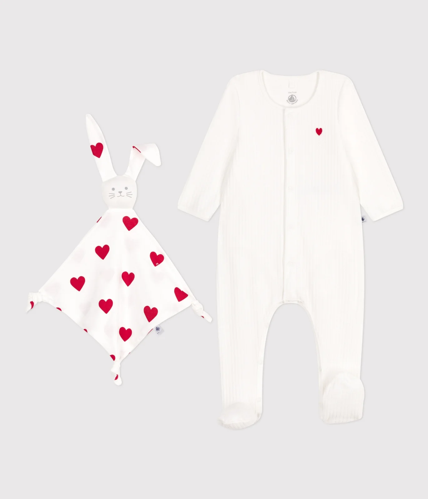 Newborn baby gift set in velvet