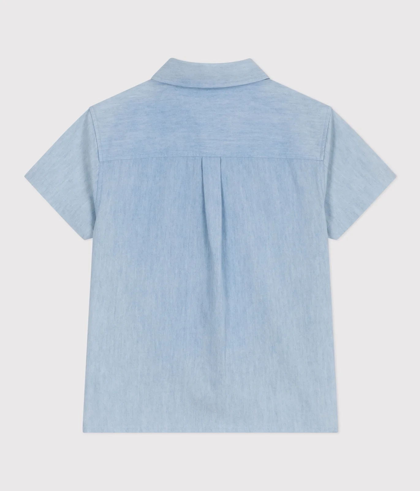 Children's short-sleeved cotton shirt