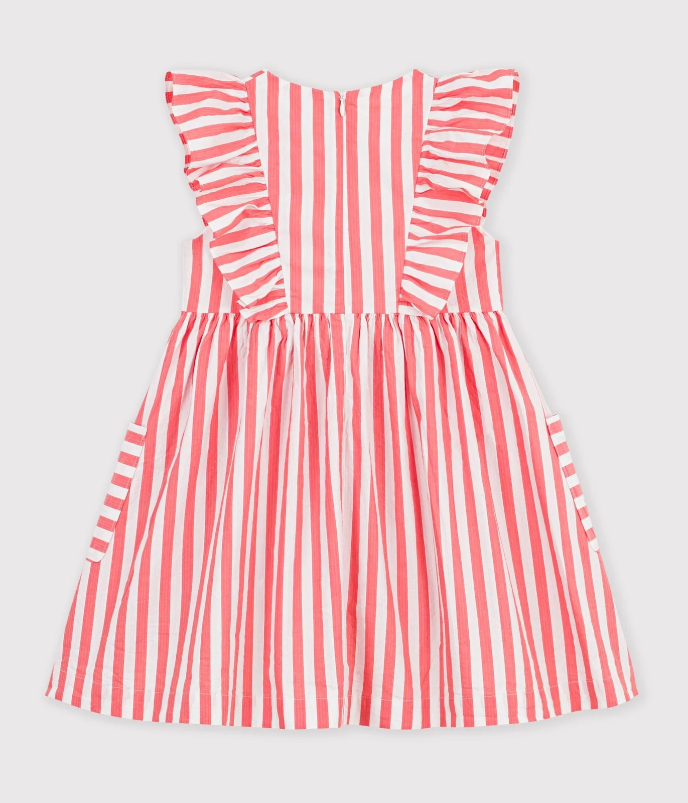 Children's sleeveless stripy cotton dress