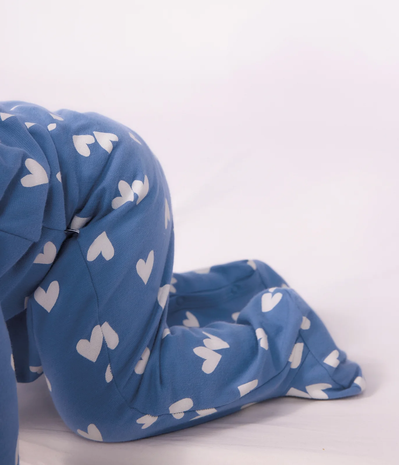 Babies' heart-print fleece pyjamas