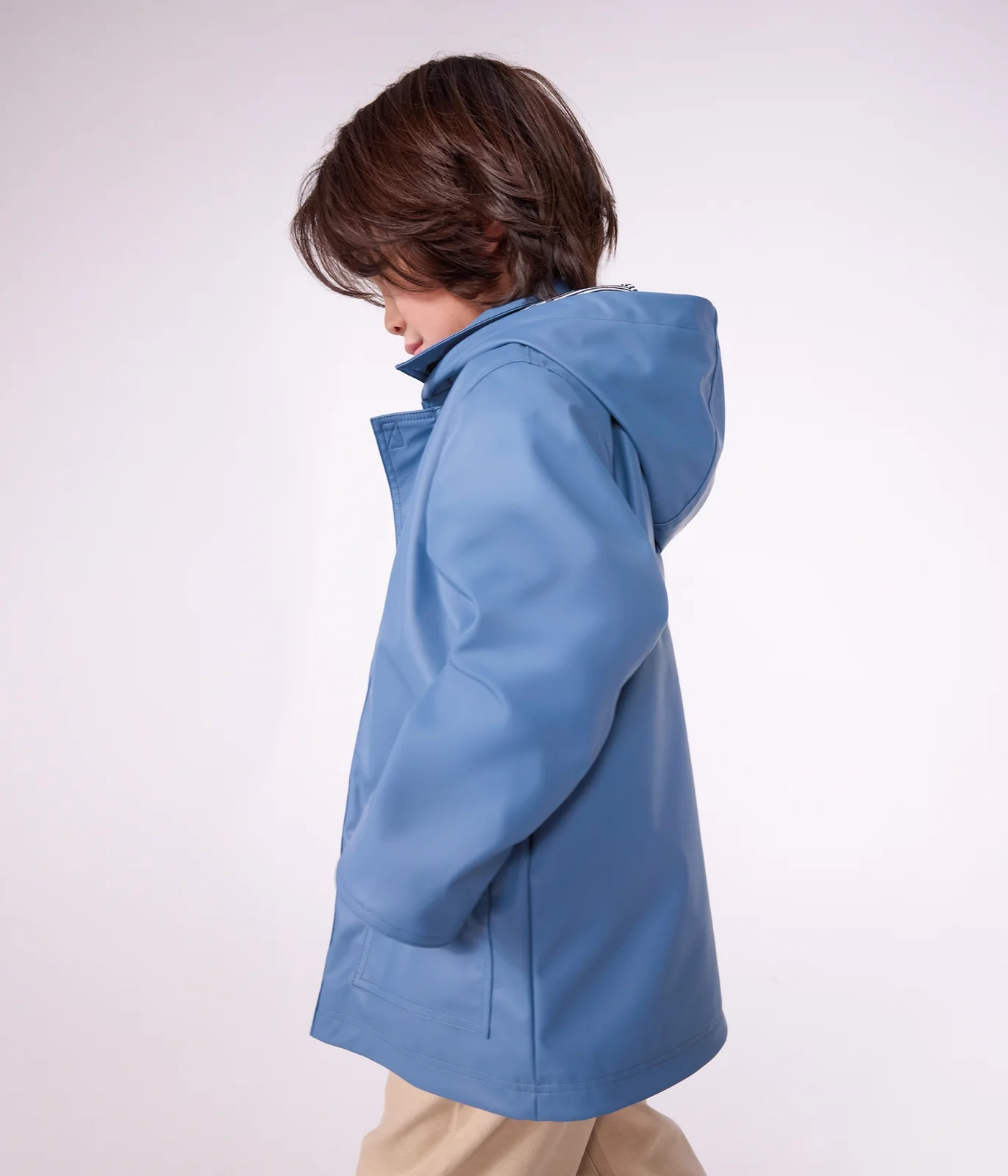 Children's plain iconic raincoat