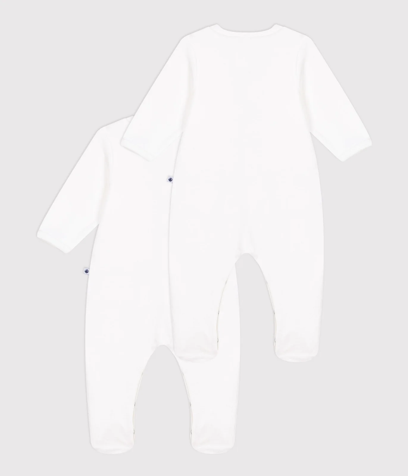 Pack of babies' velour pyjama suits