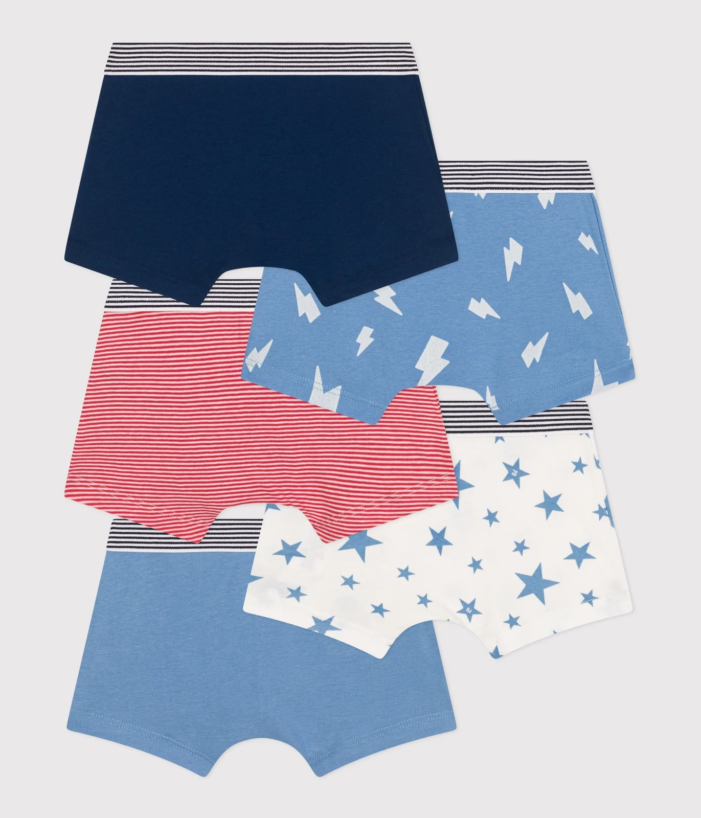 Children's printed cotton boxers - 5-Pack