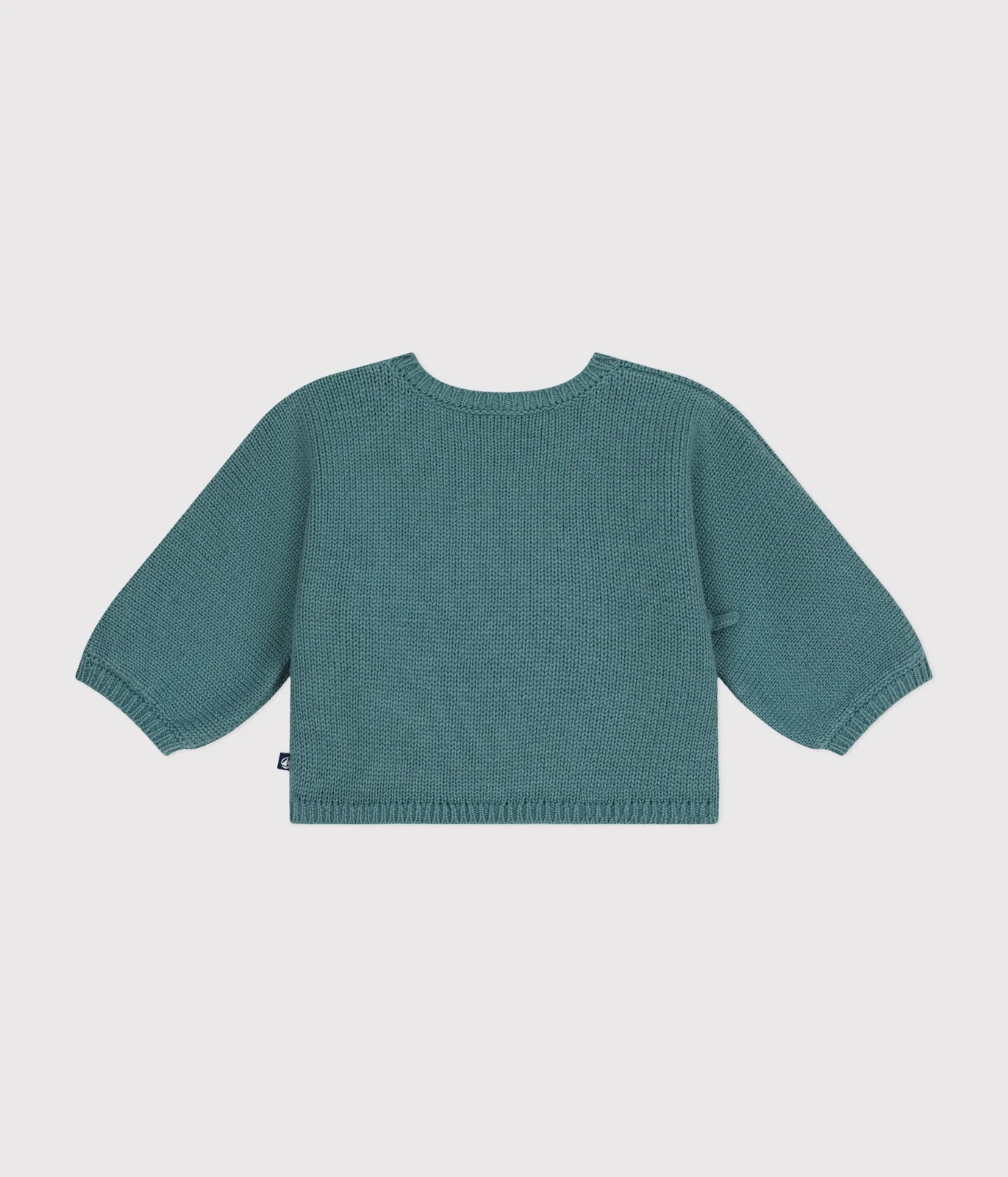 Babies' wool and cotton cardigan