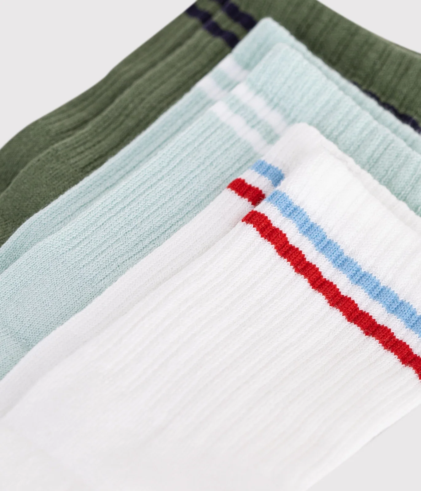 Children's cotton sports socks - 3-pack