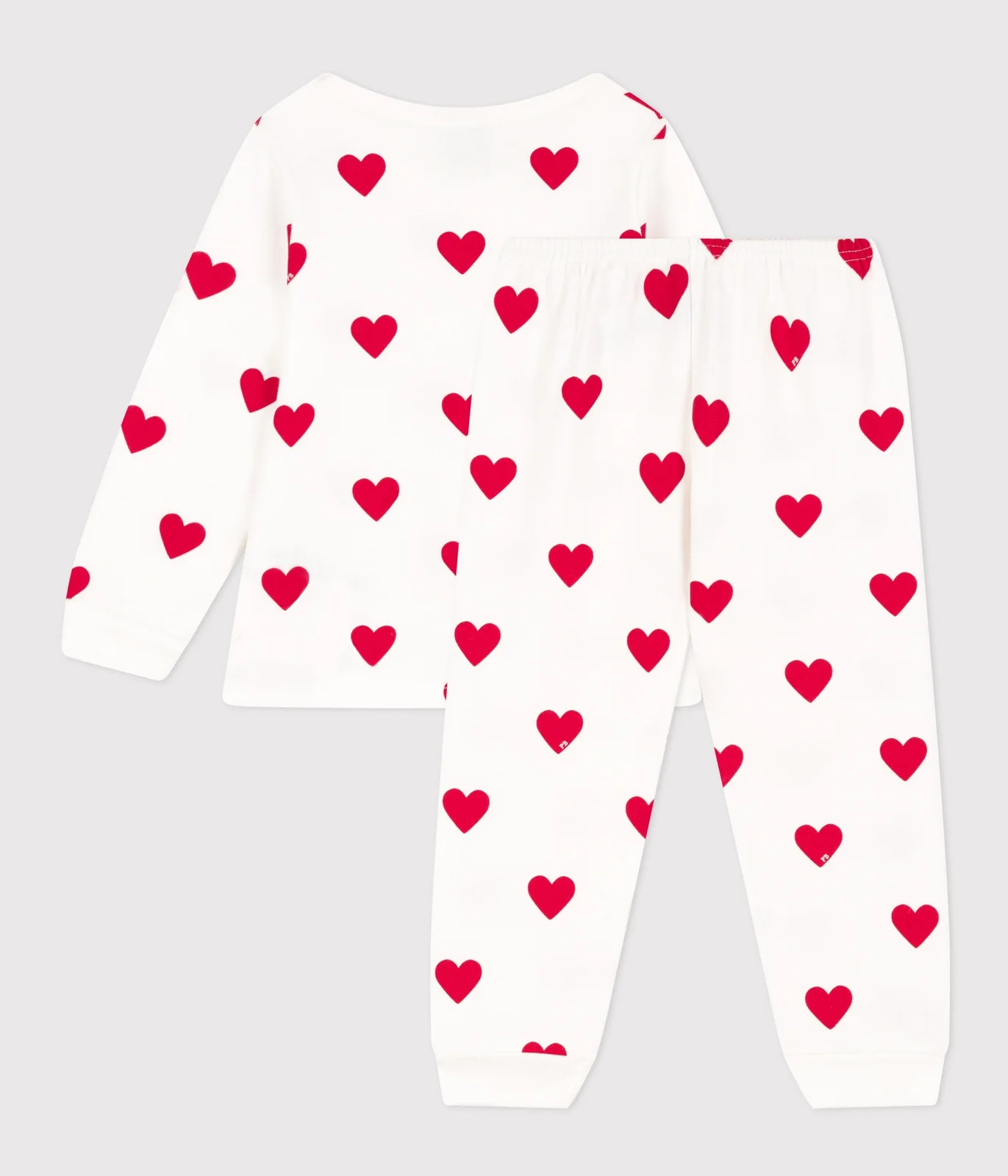 Children's Hearts Print Fleece Pyjamas