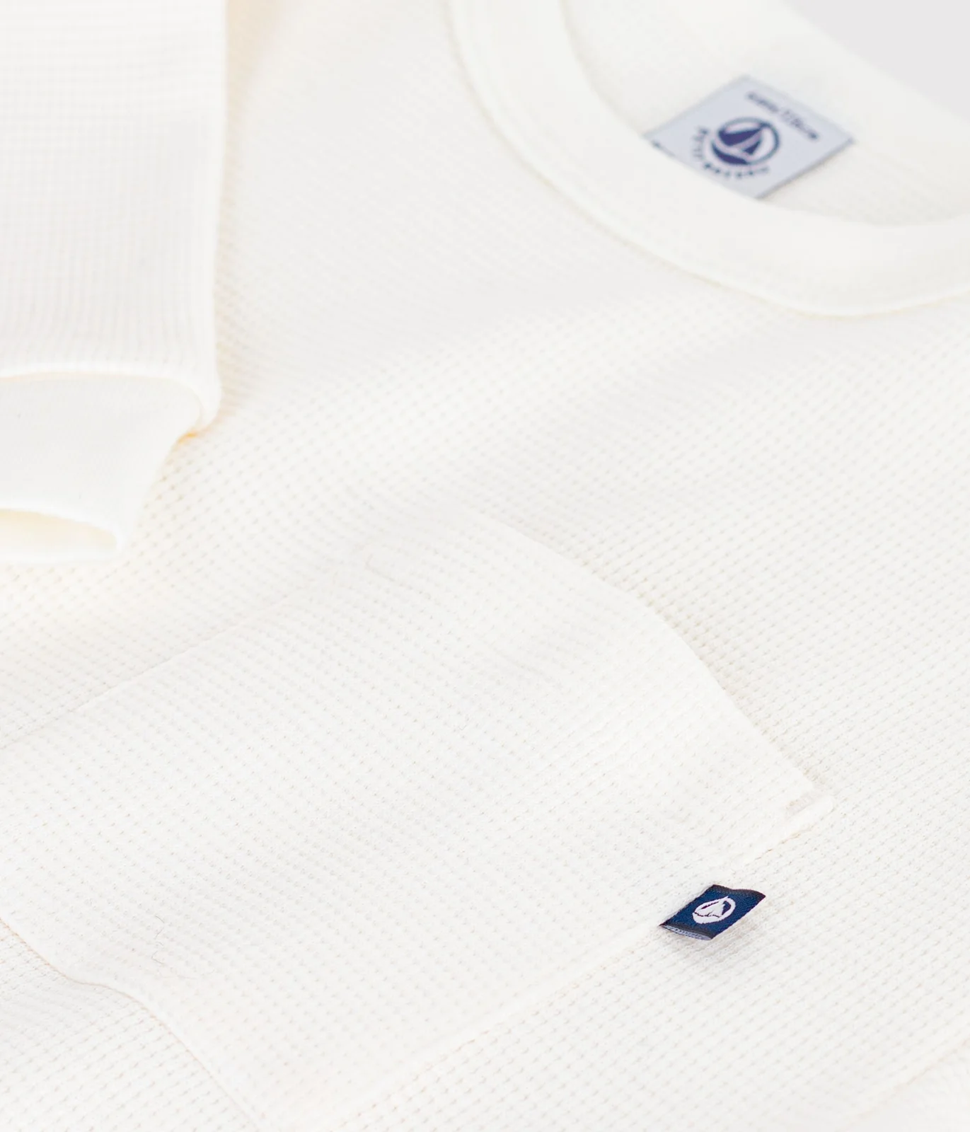 Children's long-sleeved plain cotton T-shirt