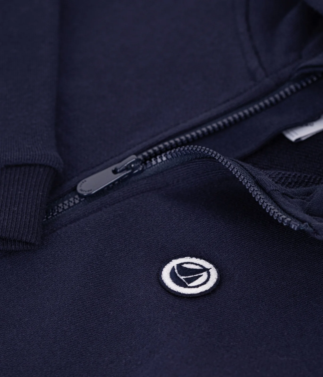 Kids' cotton zip-up hoodie