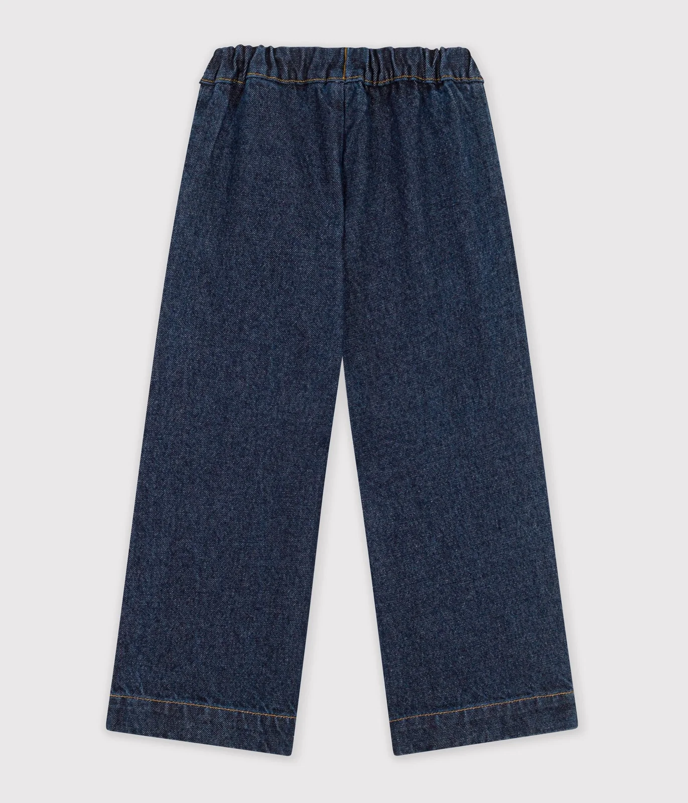 Children's wide-leg denim trousers