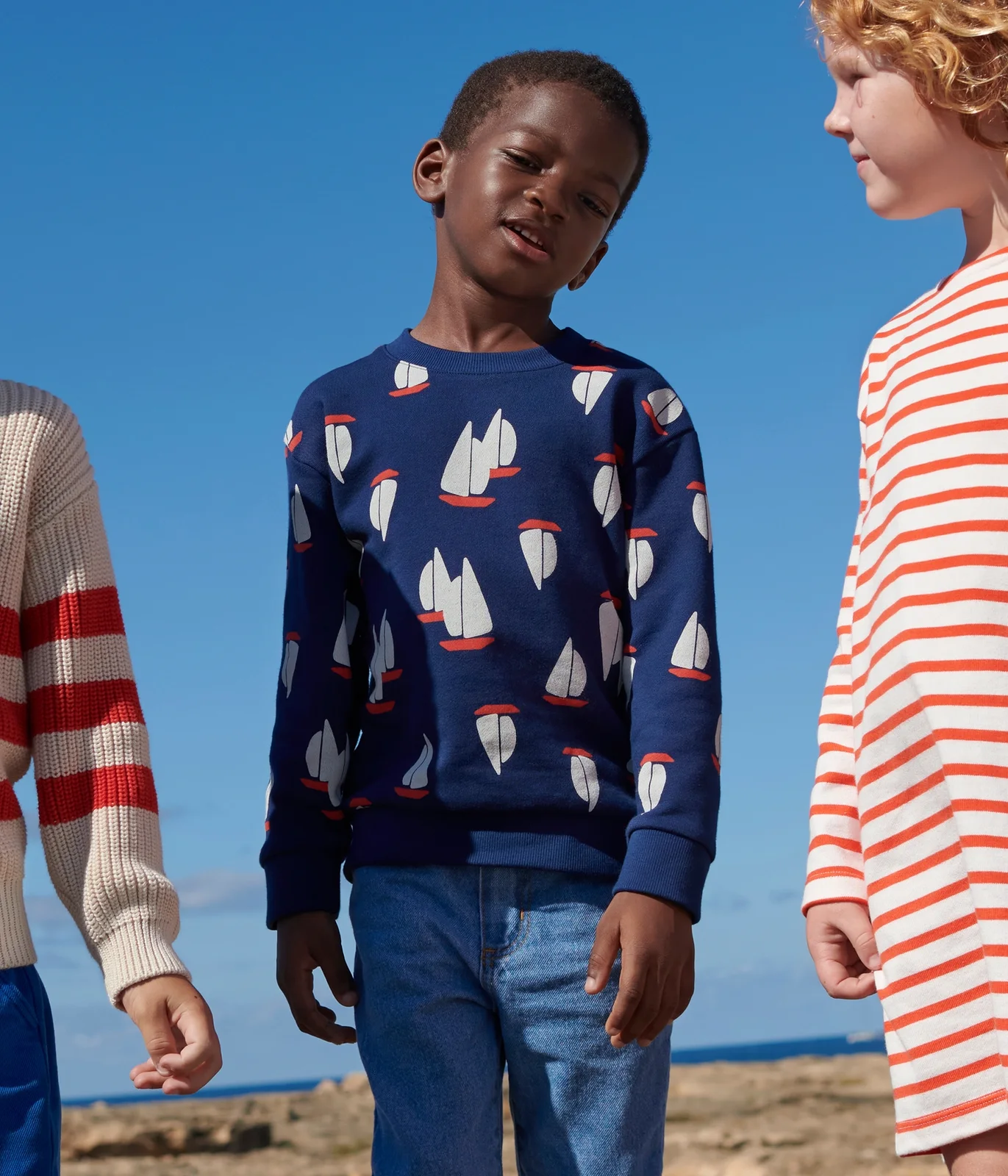 Children's printed cotton sweatshirt