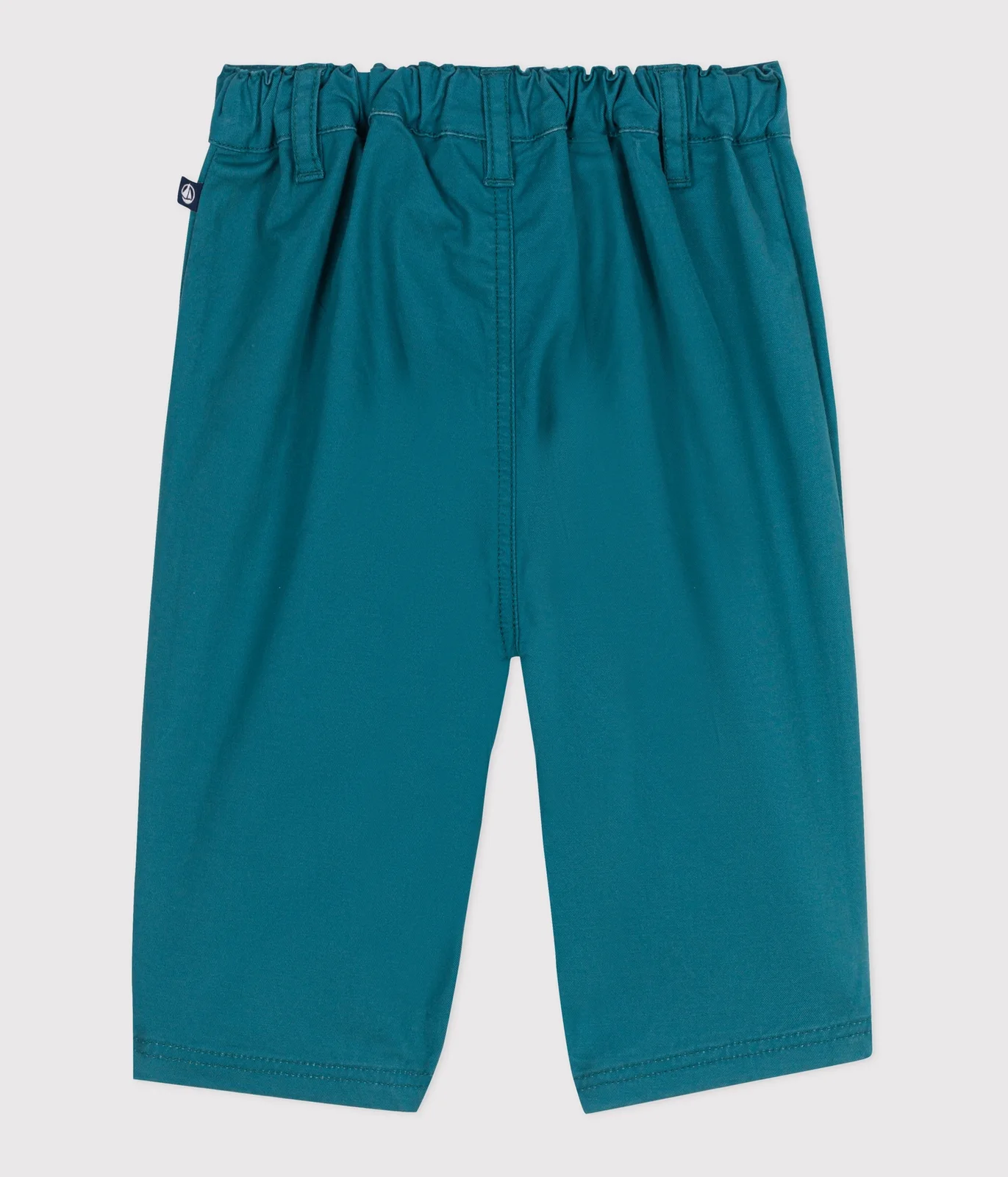 Babies' plain soft cotton trousers