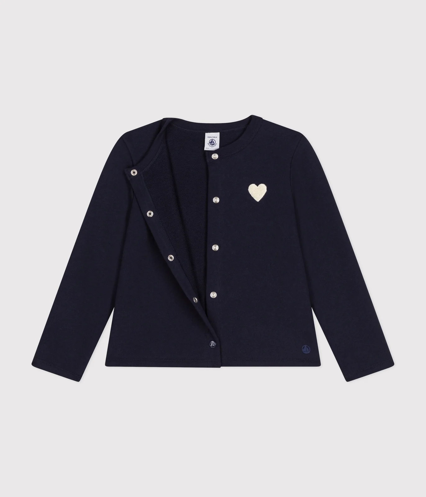 Girls' fleece cardigan