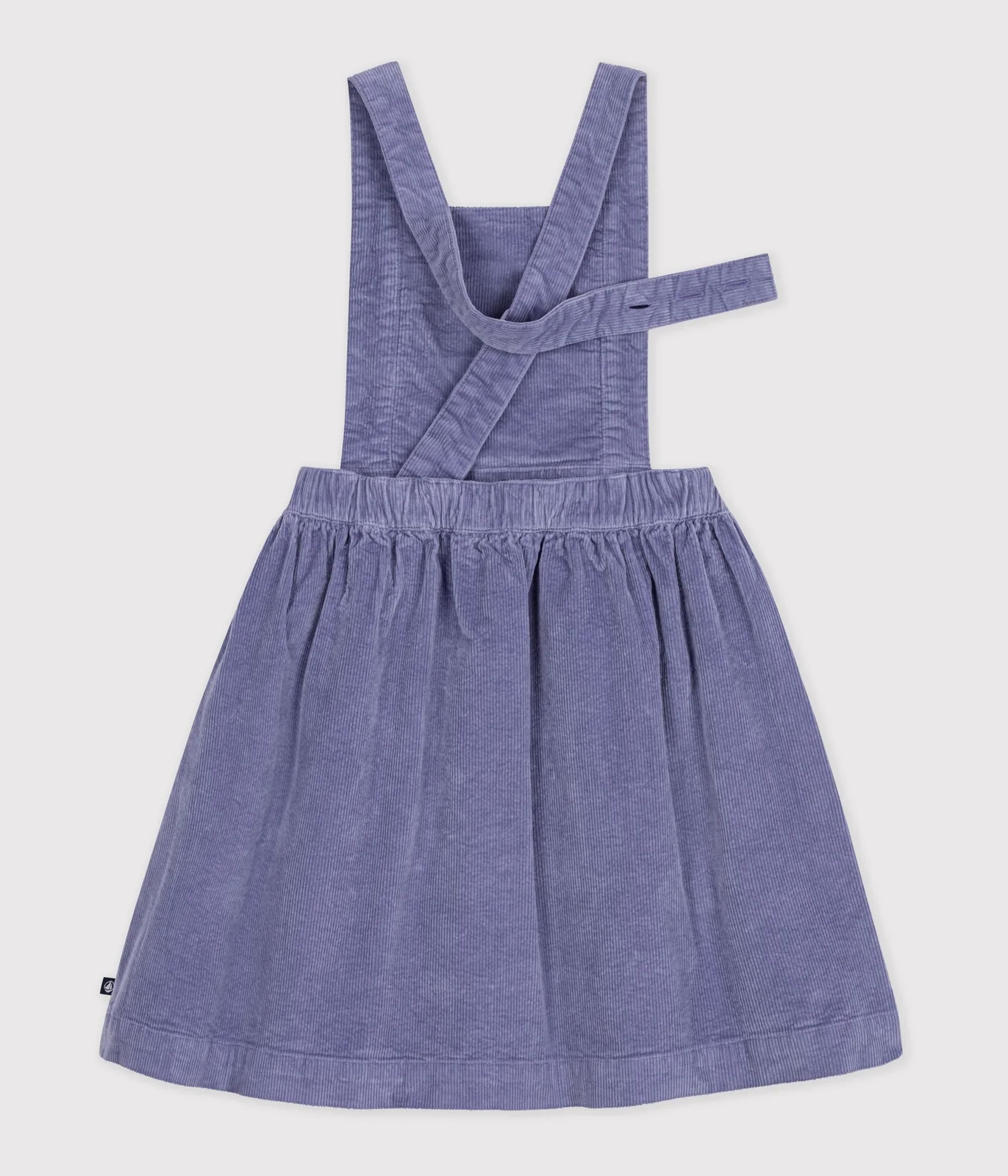 Children's plain corduroy dungaree dress