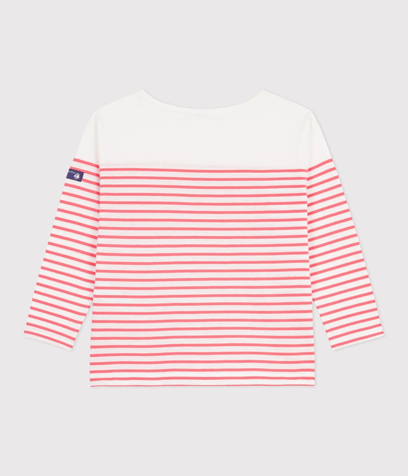 Children's stripy cotton Breton top