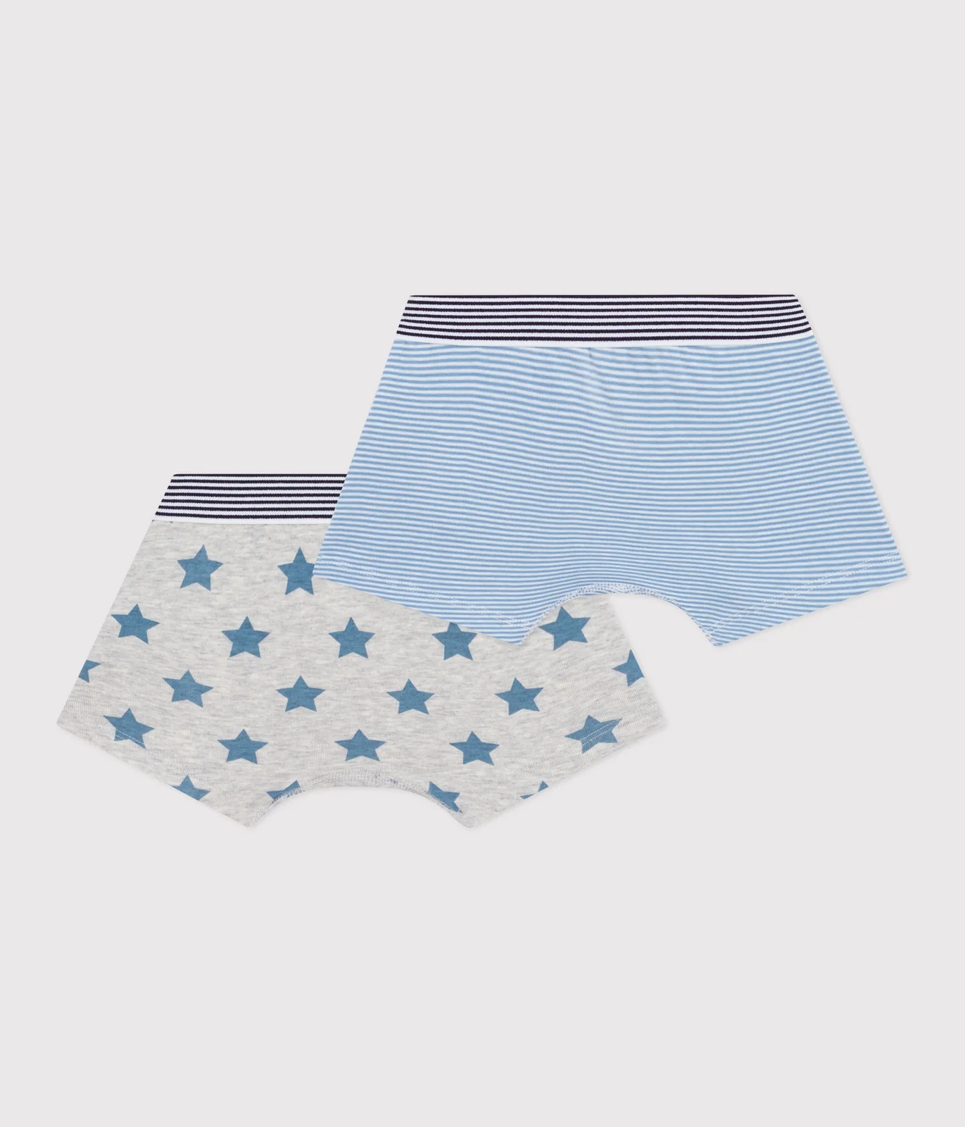 Pack of children's star-print cotton boxers