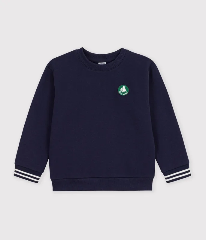 Children's plain cotton sweatshirt