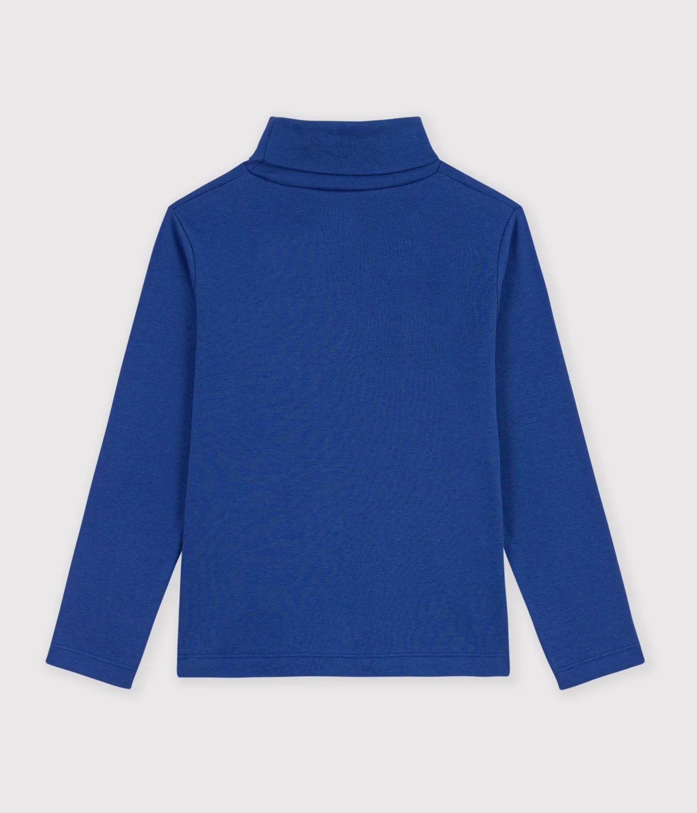 Children's plain cotton rollneck top