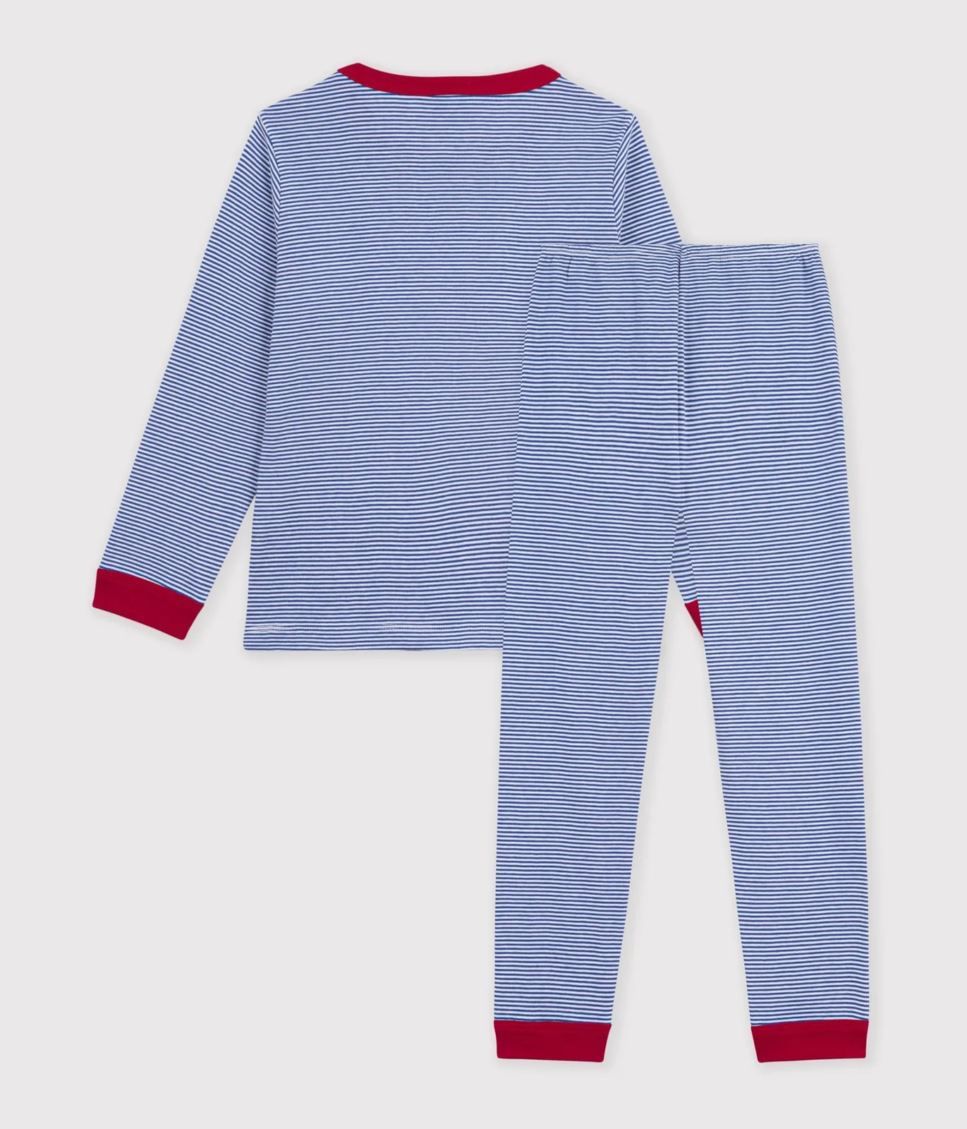 Children's stripy cotton pyjamas