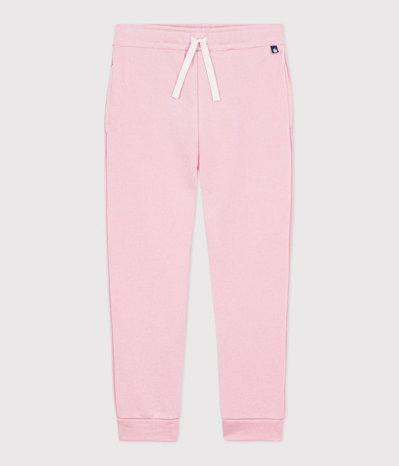 Children's plain cotton jogging bottoms