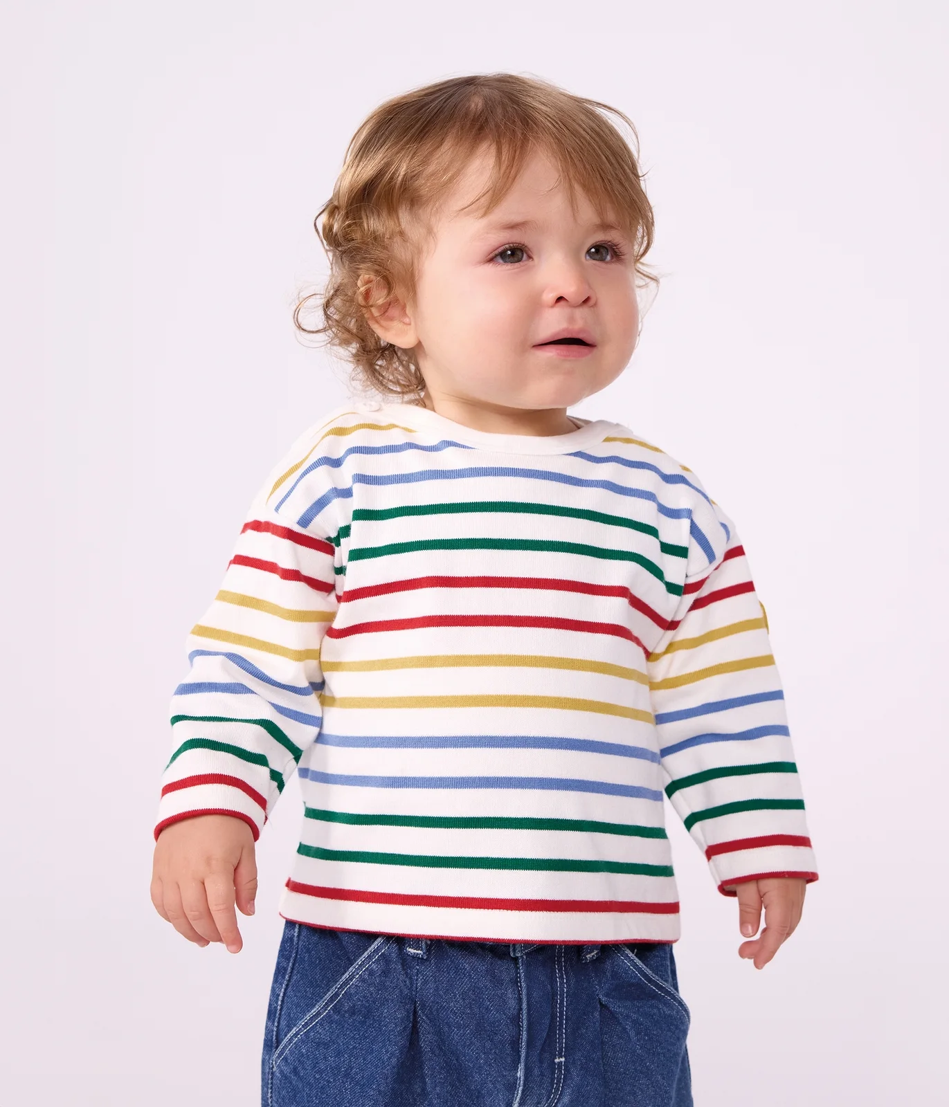 Babies' cotton Breton top