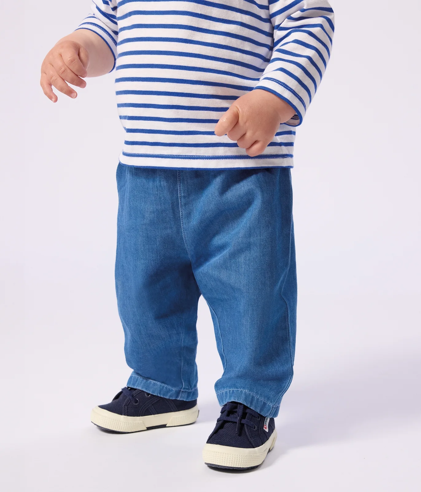 Babies' Light Denim Trousers