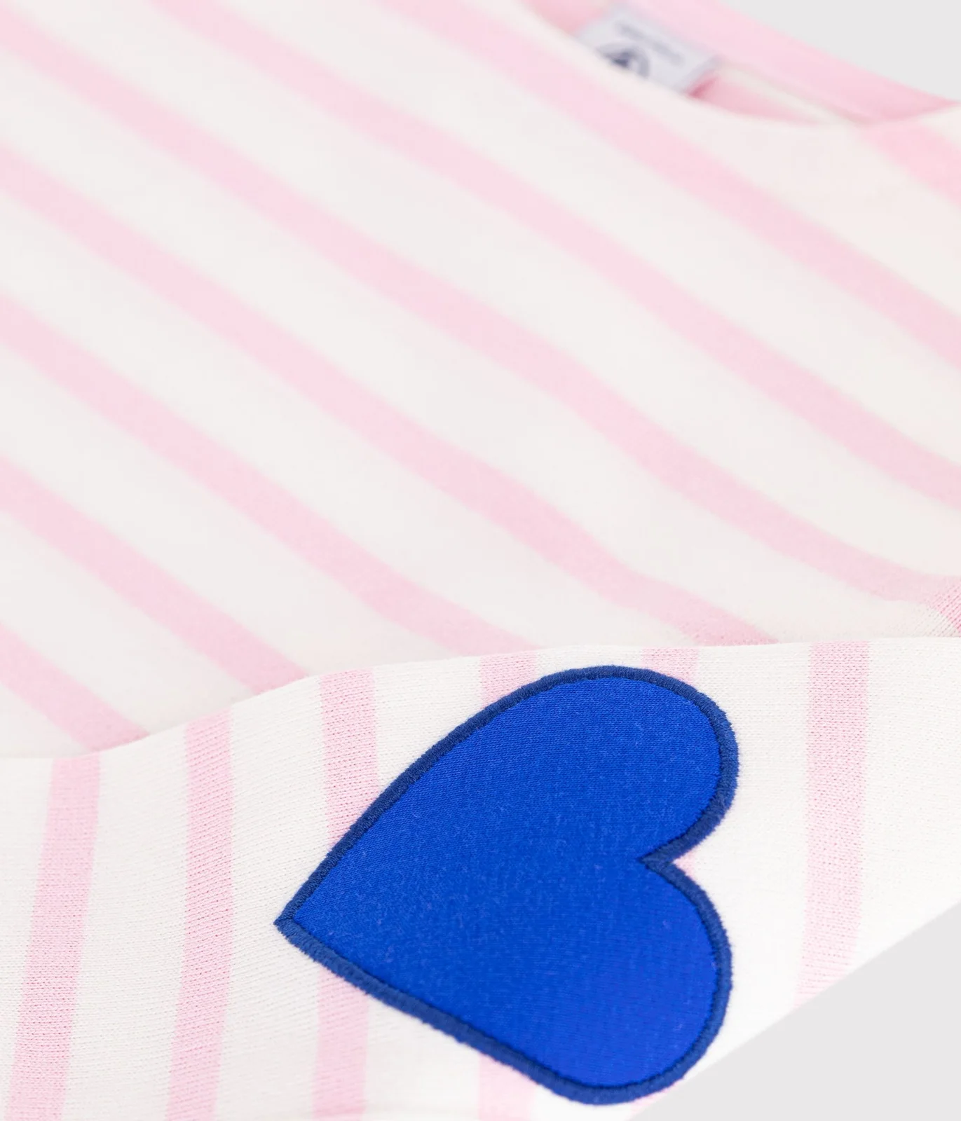Children's stripy cotton Breton top