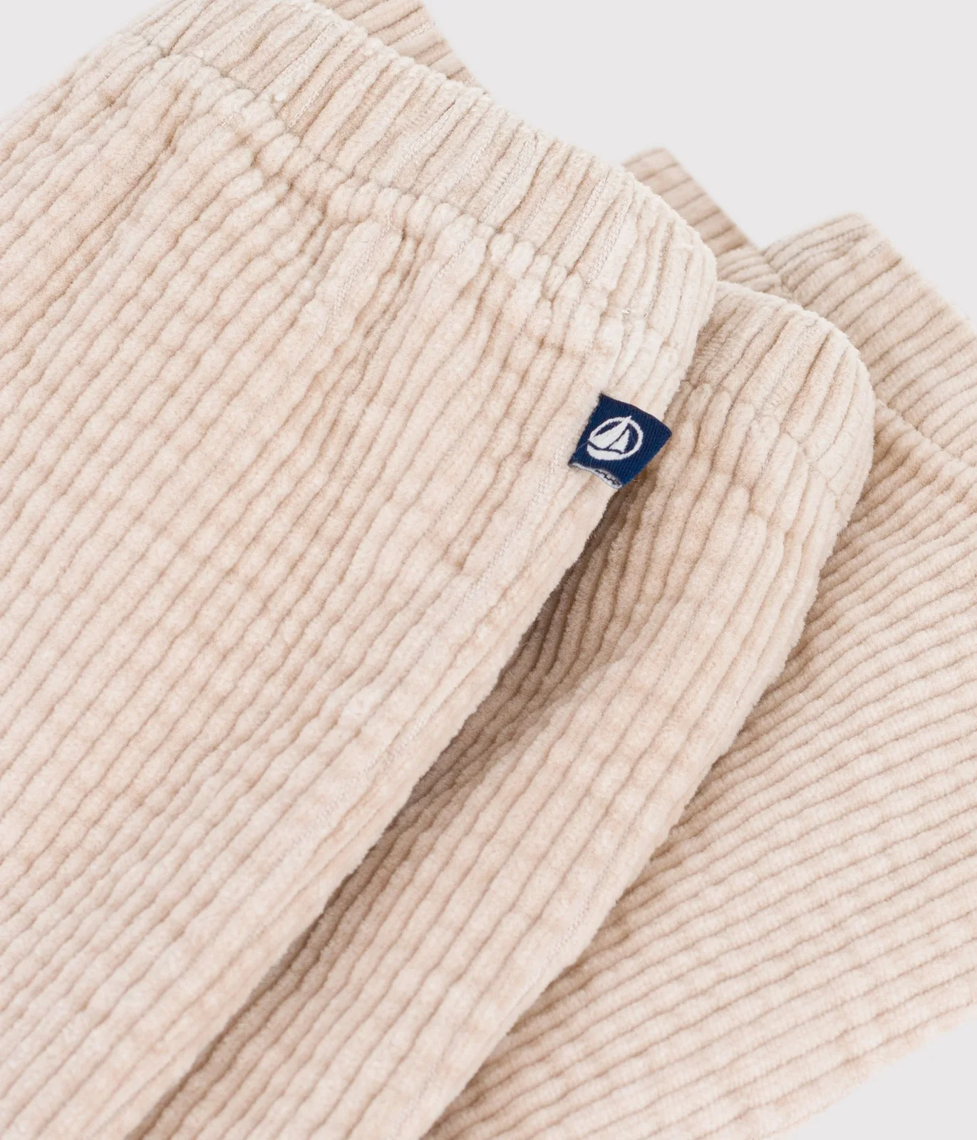 Babies' plain corduroy trousers