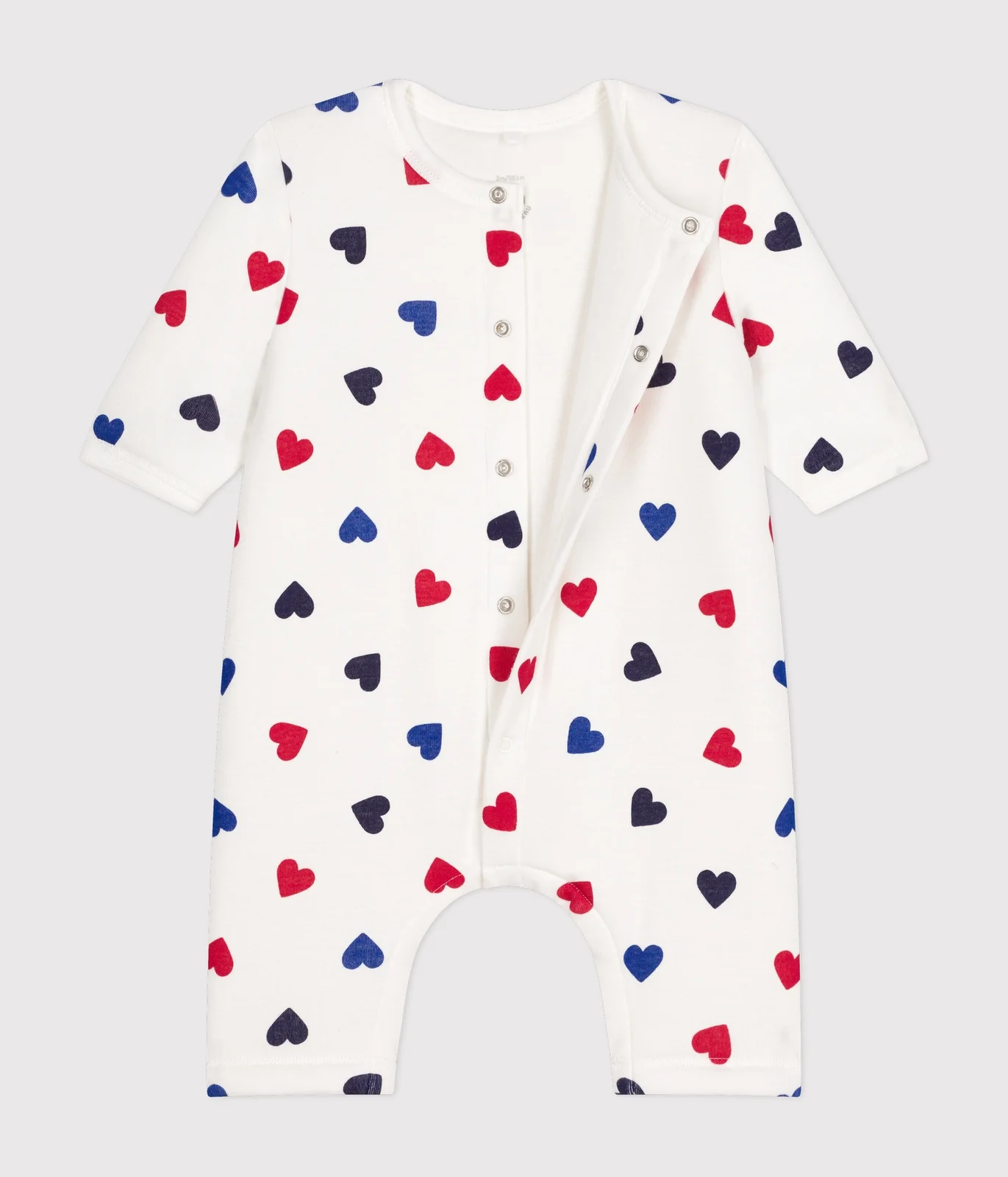 Babies' padded cotton jumpsuit
