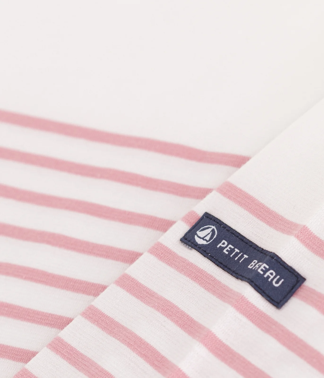 Children's long-sleeved cotton Breton T-shirt