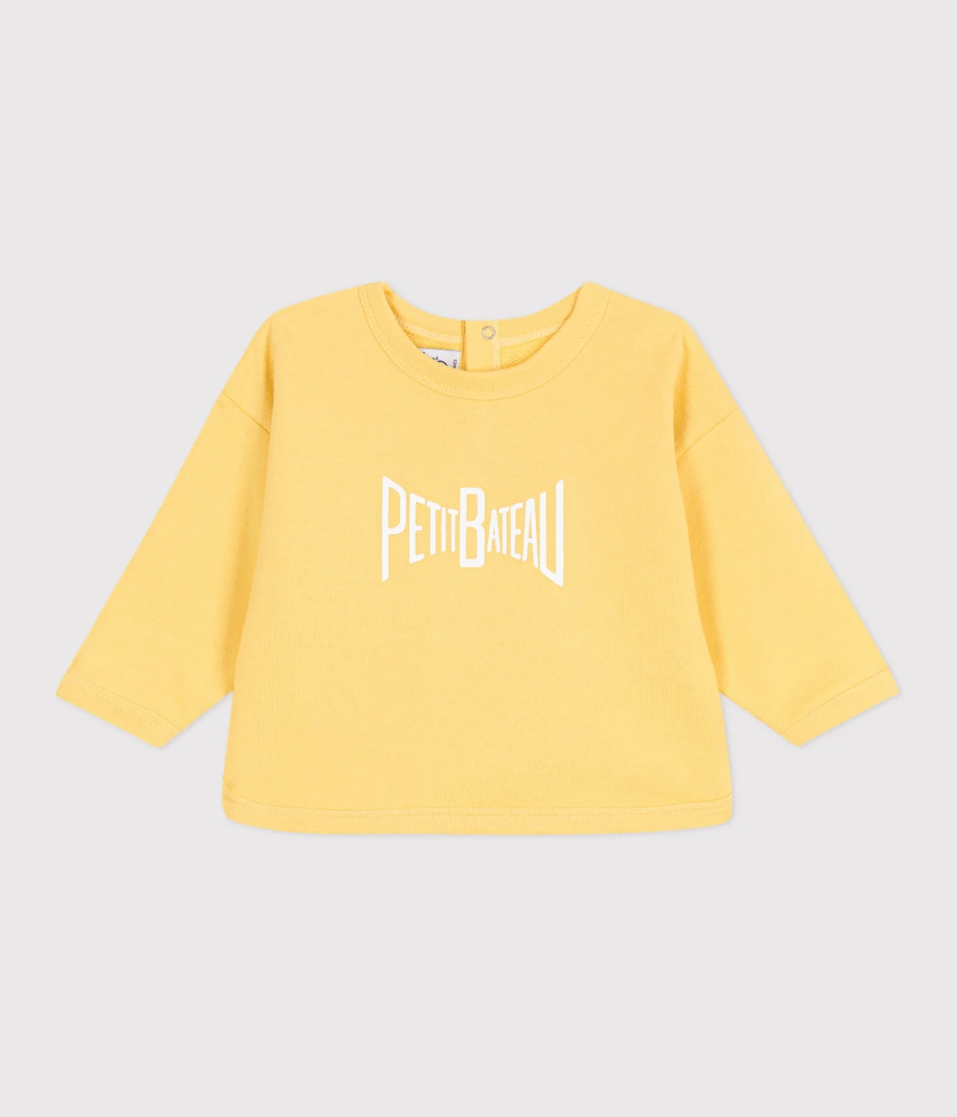 Plain cotton baby sweatshirt