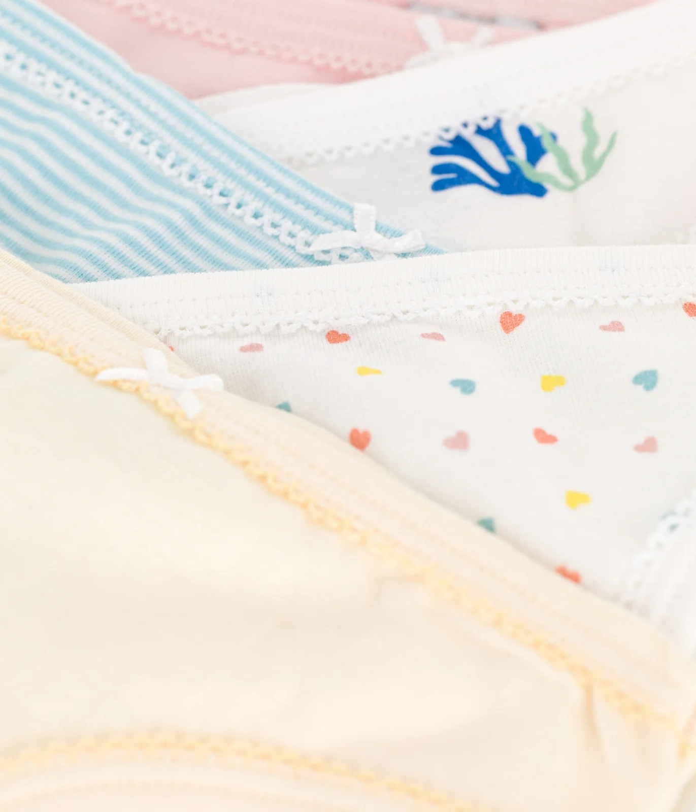 Children's printed cotton pants - 5-Pack