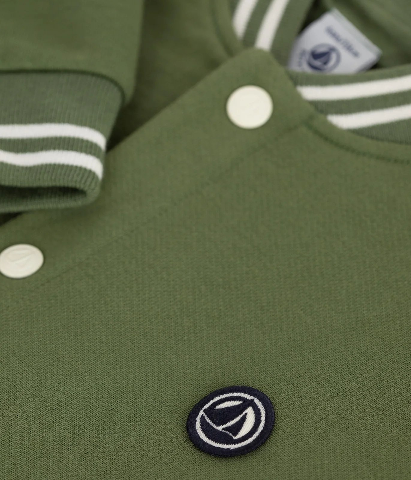 Children's varsity-style cotton jacket