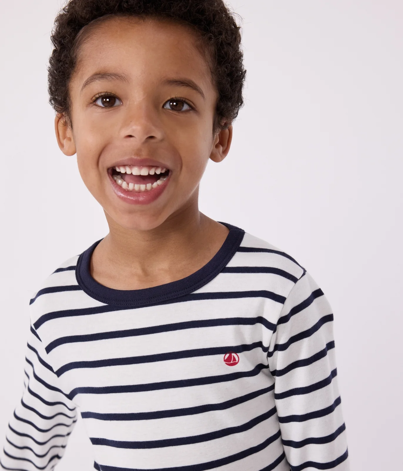Boys' Cotton Pyjamas with Sailor Stripes