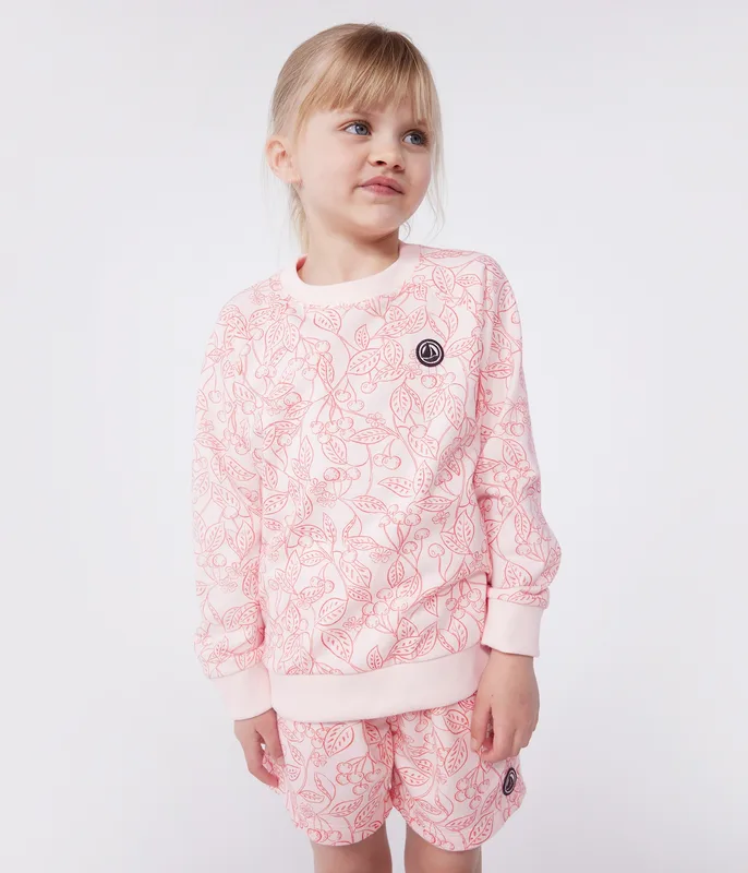 Children's printed cotton sweatshirt