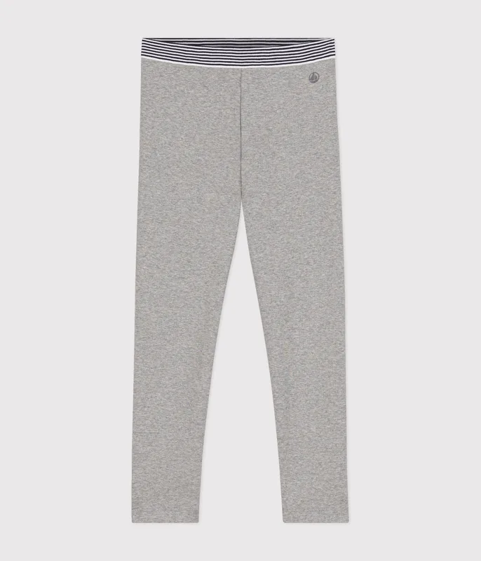 Girls' jeggings in cotton with elastane