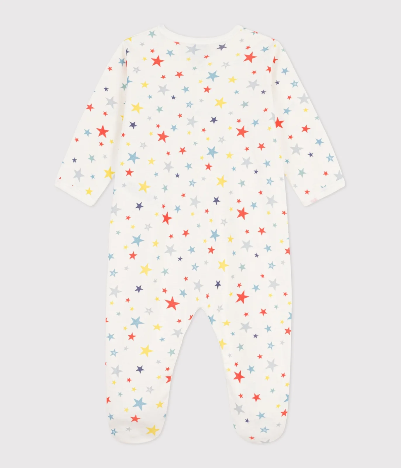 Babies' star print cotton pyjama suit