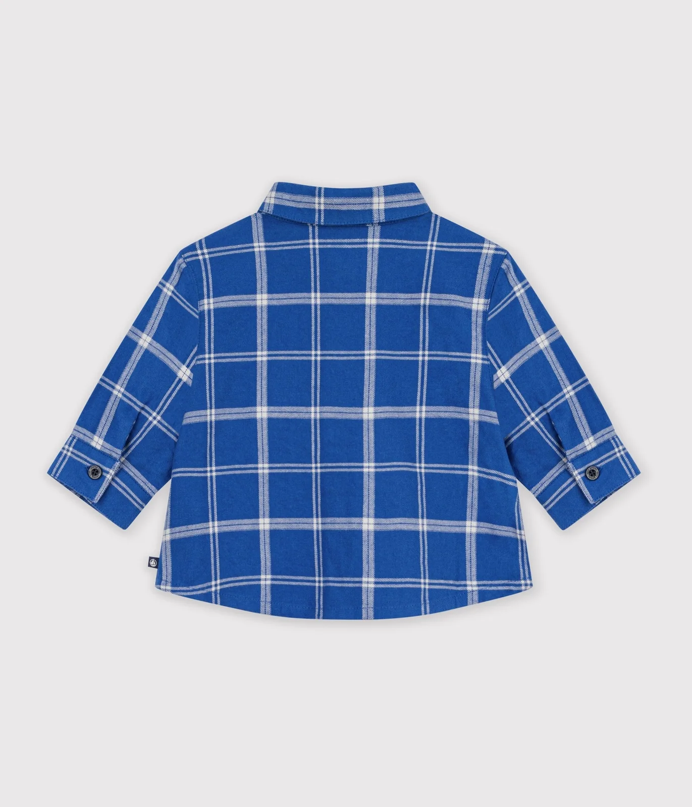 Babies' checked flannel shirt