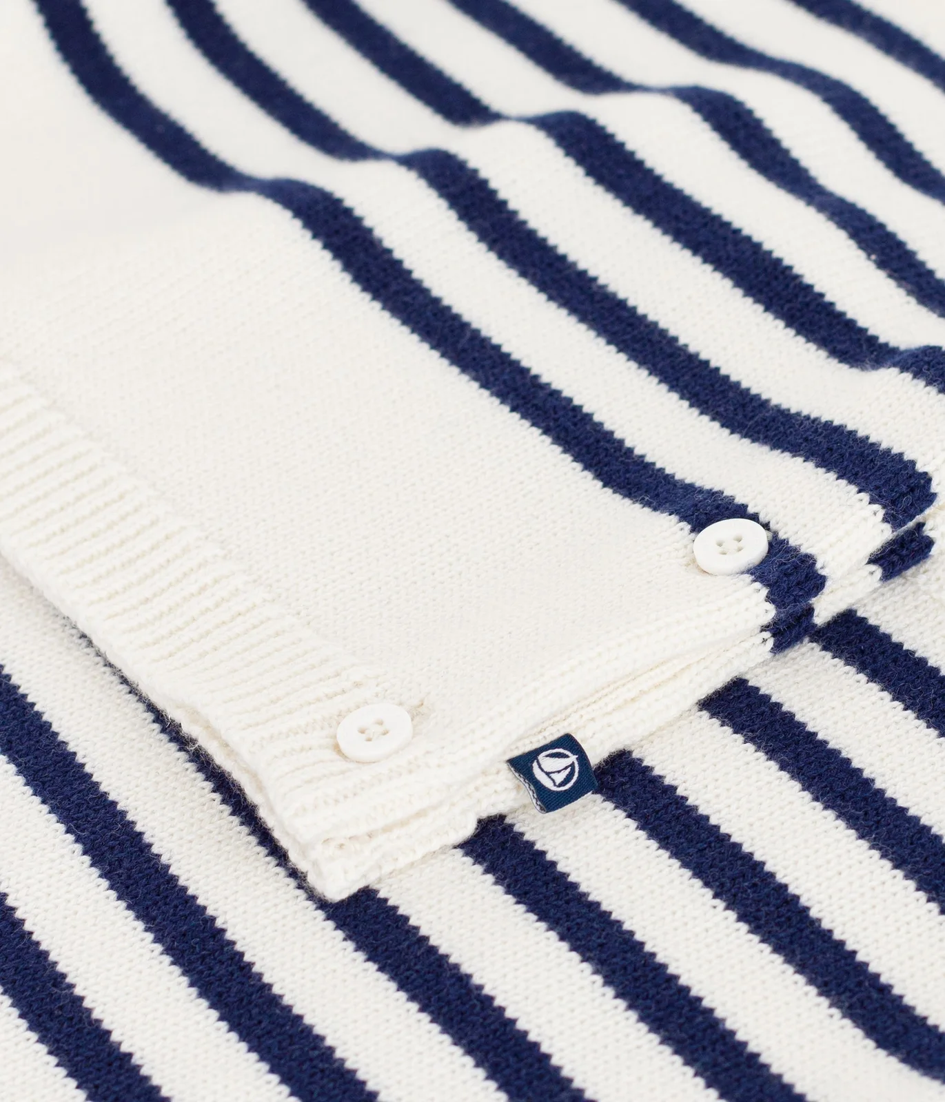 Babies' 2-piece stripy knit Breton top outfit