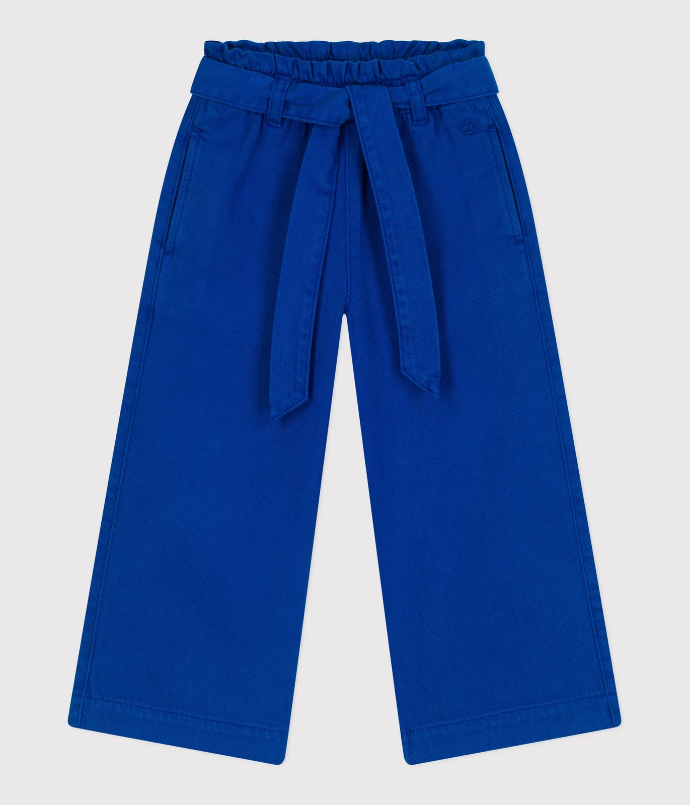 Children's cotton and Lyocell blend trousers.