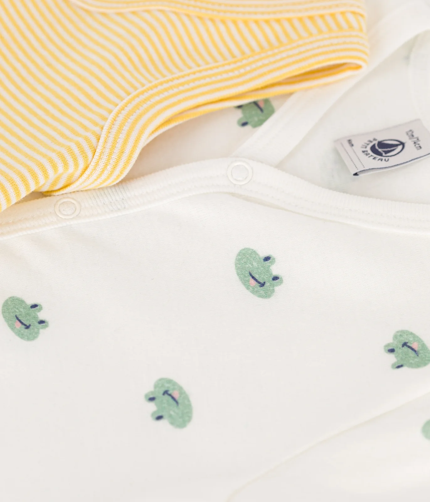 Babies' short cotton jumpsuits - 2-Pack